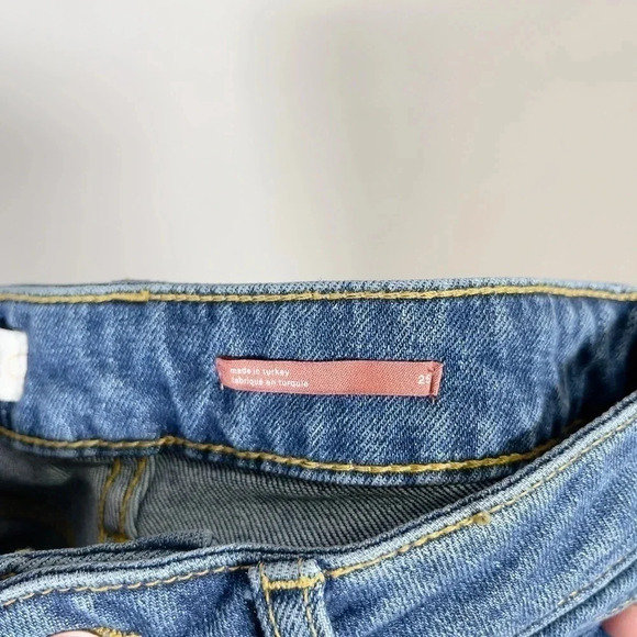 Anthropologie Pilcro Boyfriend Distressed  Jeans Size 25 - Picture 9 of 15